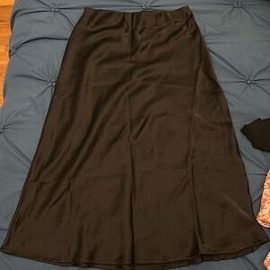 Satin skirt